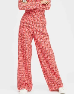 La DoubleJ Pantaloni E Shorts<Loose PantsSugar Rush Red in Compact Jersey