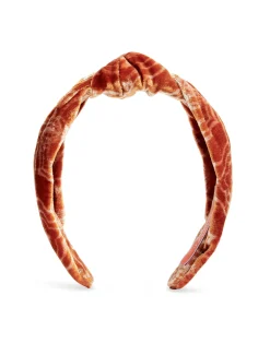 La DoubleJ Accessori Per Capelli|Accessories<Love Knot HeadbandBanquet Orange in Devor&eacute;