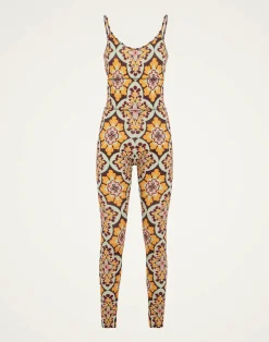 La DoubleJ Loungewear<Magica CatsuitPalazzo Yellow in Jersey Stretch