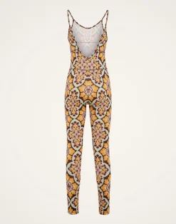 La DoubleJ Loungewear<Magica CatsuitPalazzo Yellow in Jersey Stretch