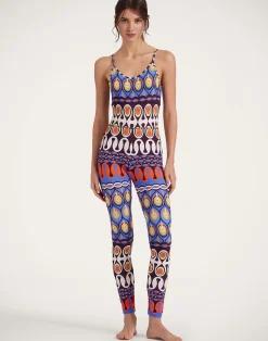 La DoubleJ Loungewear<Magica CatsuitRio Chocolate in Jersey Stretch