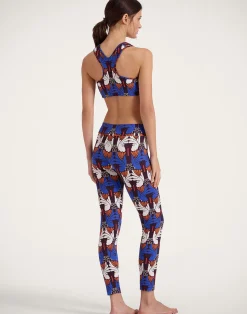 La DoubleJ Loungewear<Magica LeggingsAli Micro Chocolate in Jersey Stretch