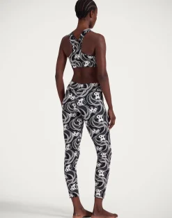 La DoubleJ Loungewear<Magica LeggingsAperol Black & White in Jersey Stretch