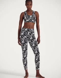 La DoubleJ Loungewear<Magica LeggingsAperol Black & White in Jersey Stretch