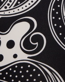 La DoubleJ Loungewear<Magica LeggingsAperol Black & White in Jersey Stretch