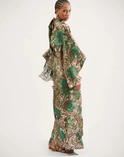 La DoubleJ Vestiti<Magnifico DressAnemone Pink in Twill Silk