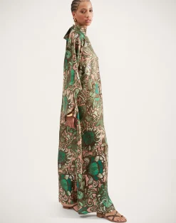 La DoubleJ Vestiti<Magnifico DressAnemone Pink in Twill Silk