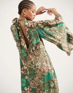 La DoubleJ Party Dressing<Magnifico DressAnemone Pink in Twill Silk