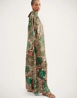 La DoubleJ Party Dressing<Magnifico DressAnemone Pink in Twill Silk