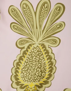 La DoubleJ Vestiti<Magnifico DressBig Pineapple Pink in Twill Silk