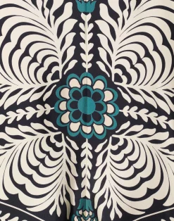 La DoubleJ Party Dressing<Magnifico DressMix Tiles Plac&eacute;e Black in Silk Twill