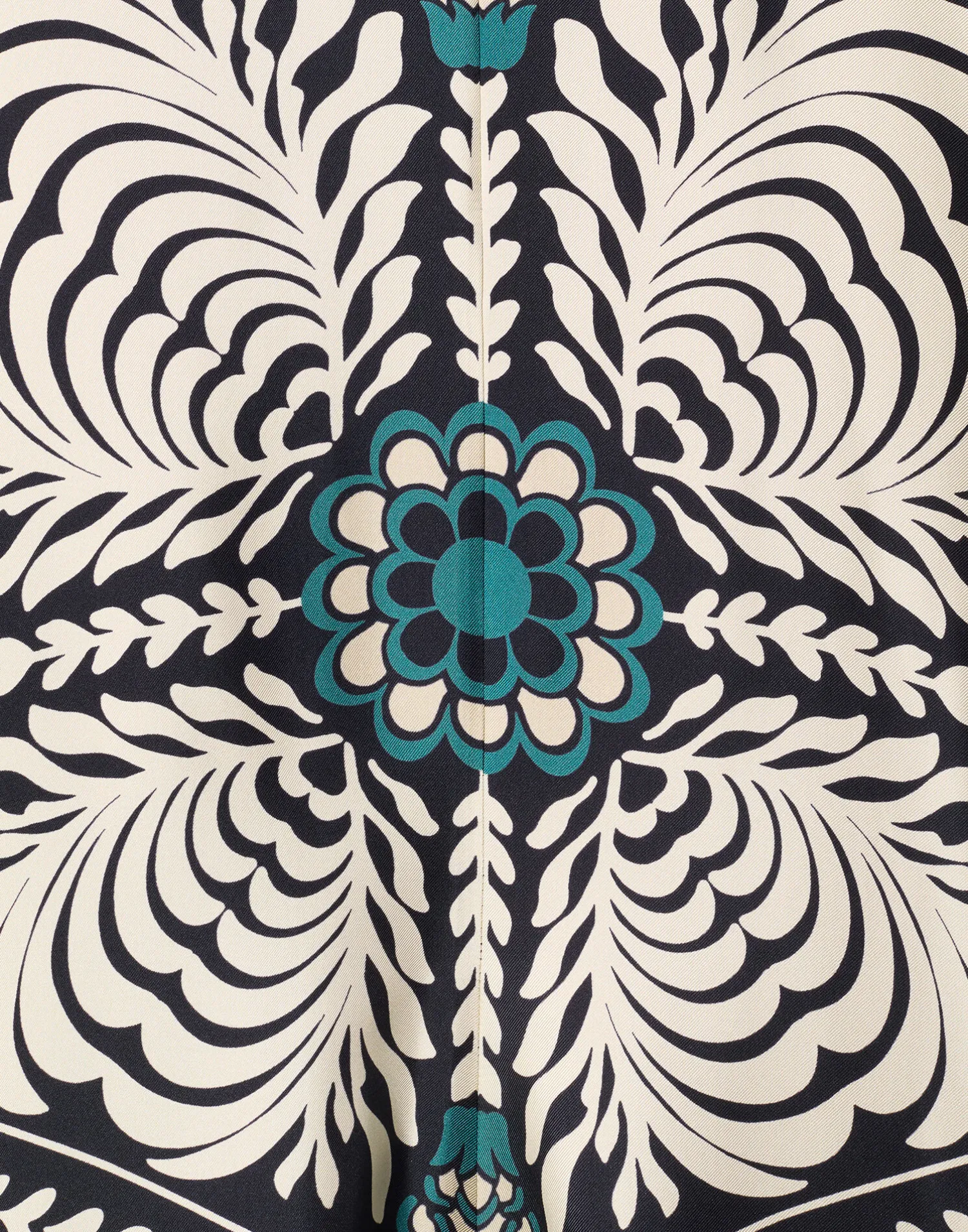 La DoubleJ Vestiti<Magnifico DressMix Tiles Placée Black in Silk Twill