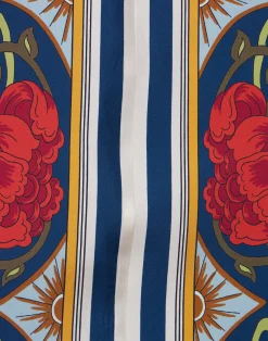 La DoubleJ Vestiti<Magnifico DressTaormina Placée Rust in Twill Silk