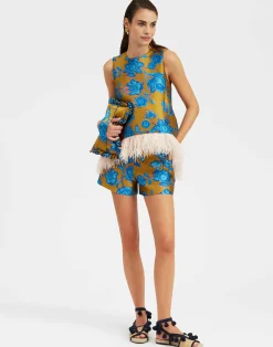 La DoubleJ Pantaloni E Shorts<Margarita ShortsHottie Turquoise in Jacquard