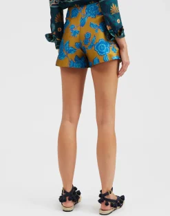 La DoubleJ Pantaloni E Shorts<Margarita ShortsHottie Turquoise in Jacquard