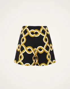 La DoubleJ Pantaloni E Shorts<Margarita ShortsTackle Black in Shot Cotton