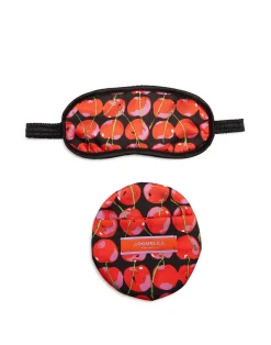 La DoubleJ Piccoli Accessori|Accessories<Mask CaseBlack Cherries in Twill