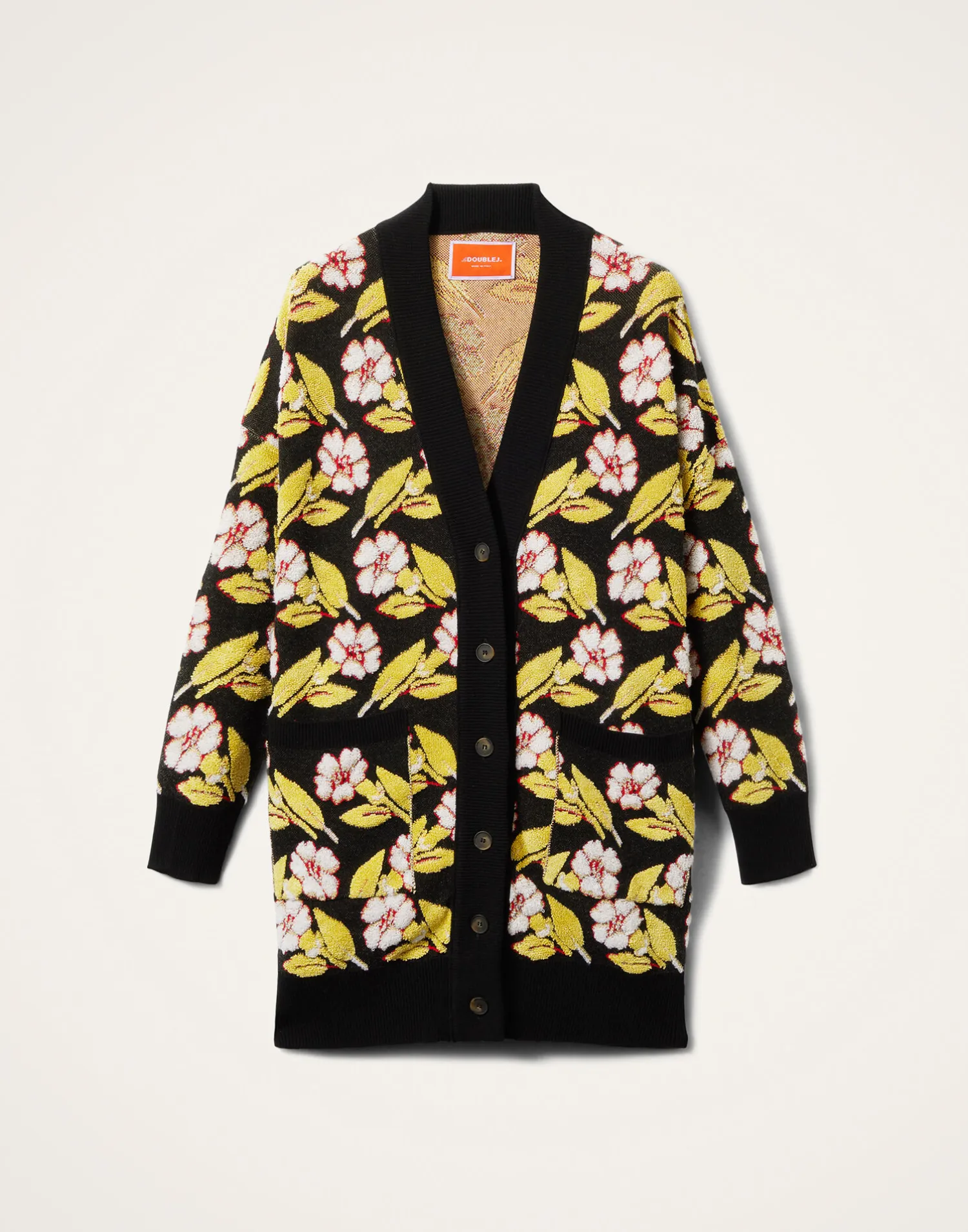 La DoubleJ Maglieria<Mayfair CardiganMayfair Black in Jacquard