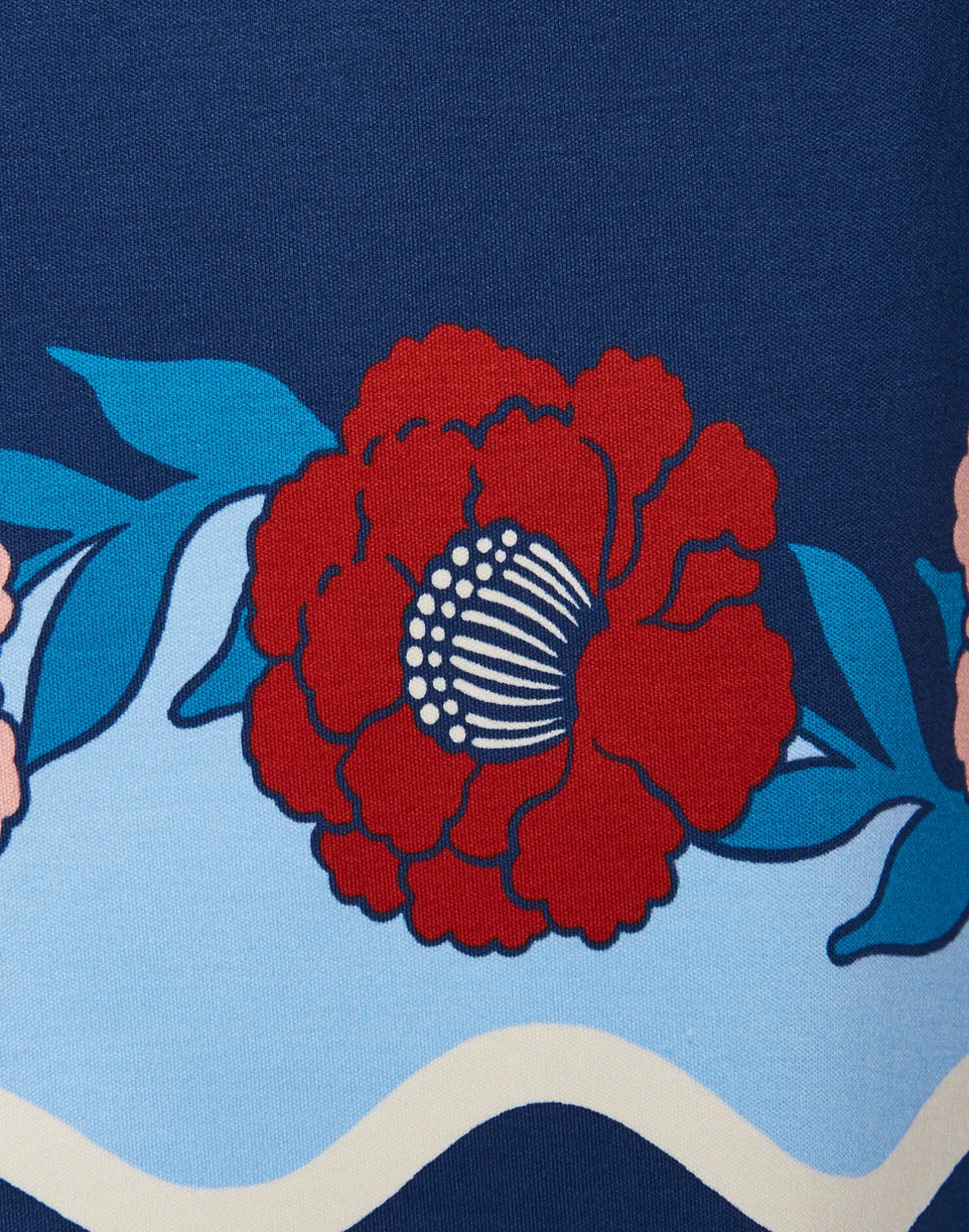 La DoubleJ Loungewear<Meditation PonchoWhitsun Placée Blue in Jersey Interlock