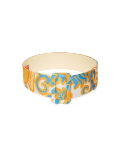 La DoubleJ Piccoli Accessori|Accessories<Medium BeltAnemone Orange in Light Faille
