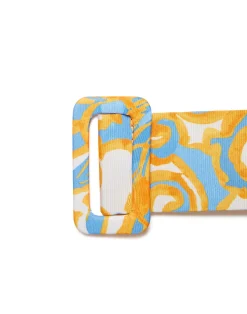 La DoubleJ Piccoli Accessori|Accessories<Medium BeltAnemone Orange in Light Faille