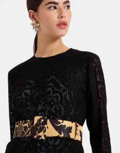 La DoubleJ Piccoli Accessori|Accessories<Medium BeltCherubs Gold in Light Faille