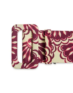 La DoubleJ Piccoli Accessori|Accessories<Medium BeltFans Purple in Light Faille
