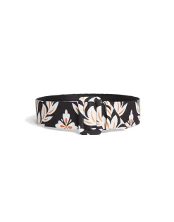 La DoubleJ Piccoli Accessori|Accessories<Medium BeltGhirlanda Black in Light Faille