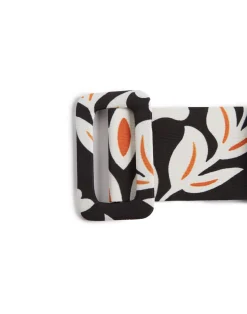 La DoubleJ Piccoli Accessori|Accessories<Medium BeltGhirlanda Black in Light Faille