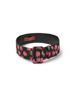 La DoubleJ Piccoli Accessori|Accessories<Medium BeltLampone Mini Emerald in Light Faille