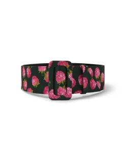 La DoubleJ Piccoli Accessori|Accessories<Medium BeltLampone Mini Emerald in Light Faille