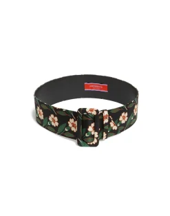 La DoubleJ Piccoli Accessori|Accessories<Medium BeltMayfair Black in Light Faille