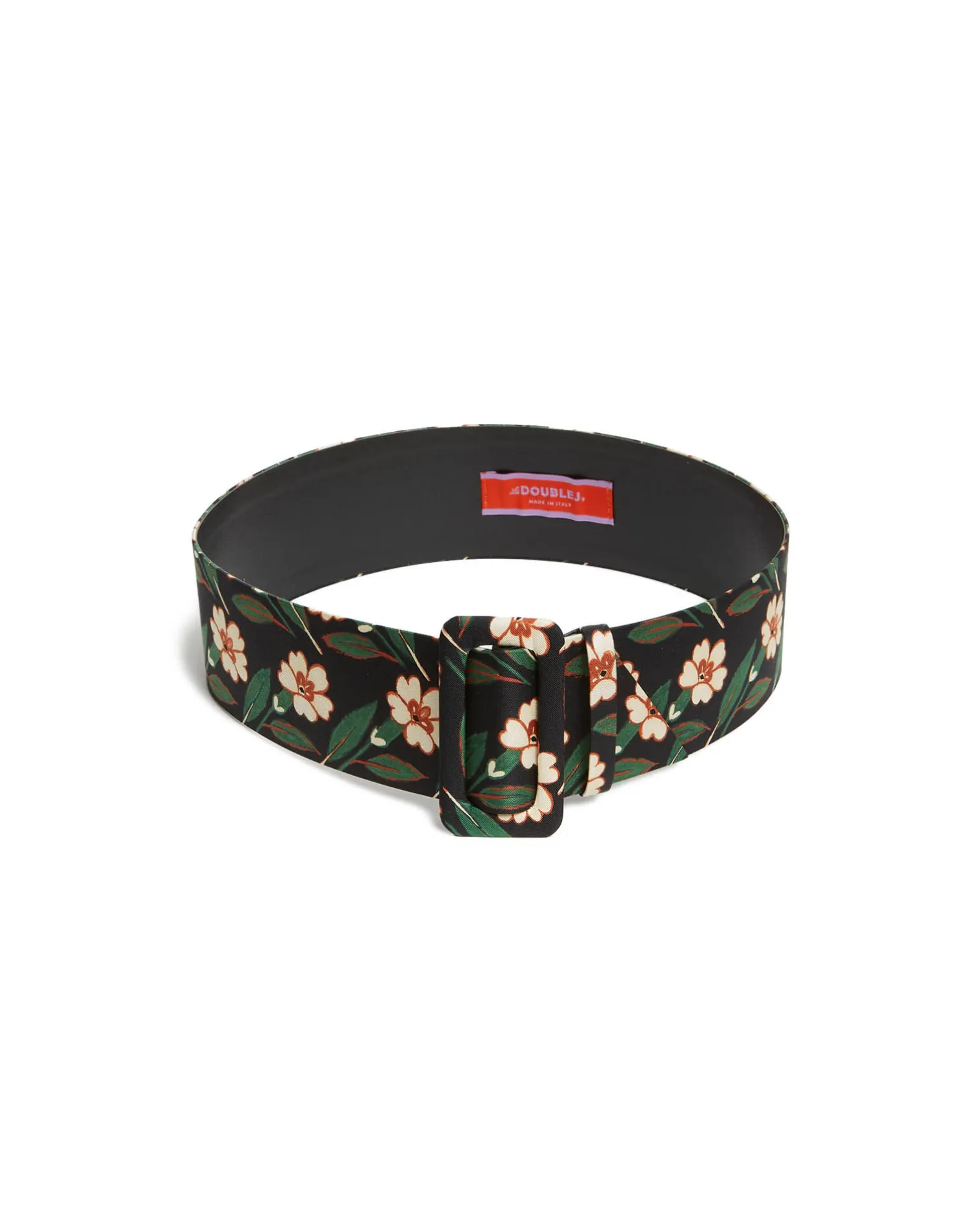 La DoubleJ Piccoli Accessori|Accessories<Medium BeltMayfair Black in Light Faille