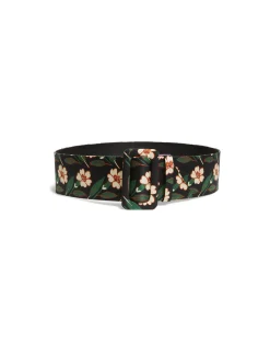 La DoubleJ Piccoli Accessori|Accessories<Medium BeltMayfair Black in Light Faille