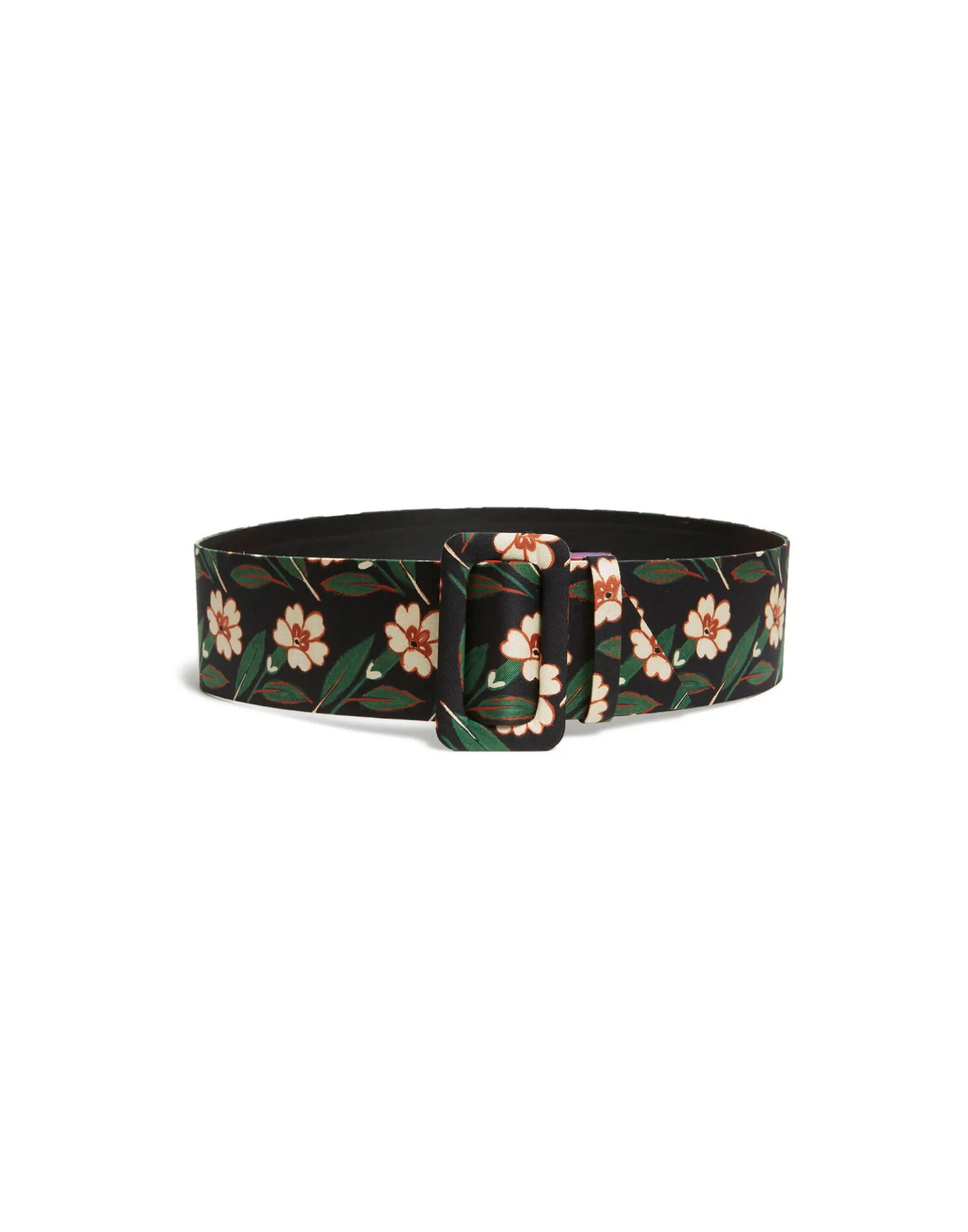 La DoubleJ Piccoli Accessori|Accessories<Medium BeltMayfair Black in Light Faille