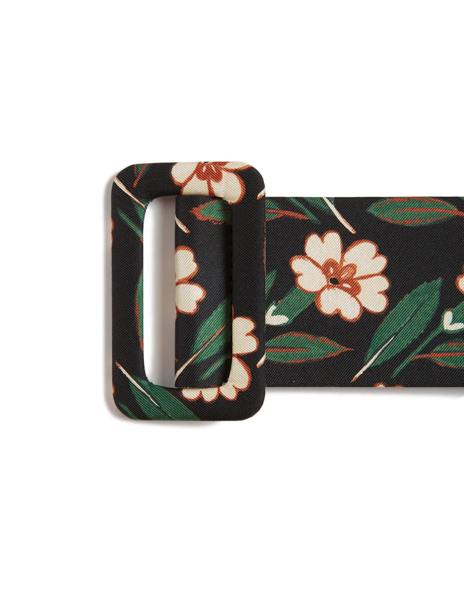 La DoubleJ Piccoli Accessori|Accessories<Medium BeltMayfair Black in Light Faille