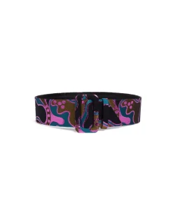 La DoubleJ Piccoli Accessori|Accessories<Medium BeltSpritz Blue Petrol in Jacquard