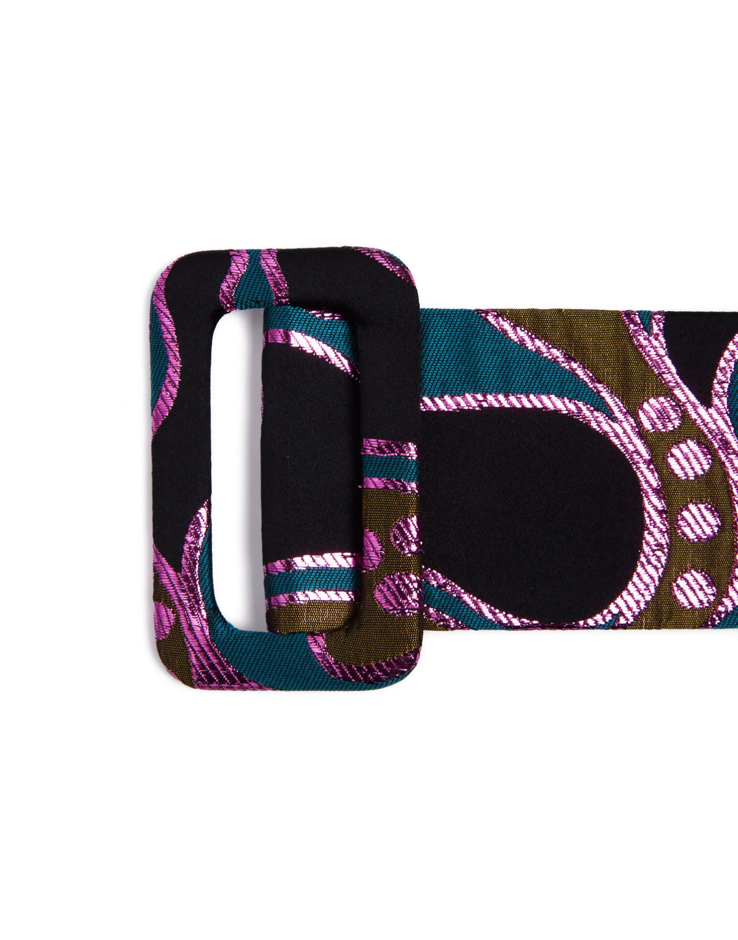 La DoubleJ Piccoli Accessori|Accessories<Medium BeltSpritz Blue Petrol in Jacquard