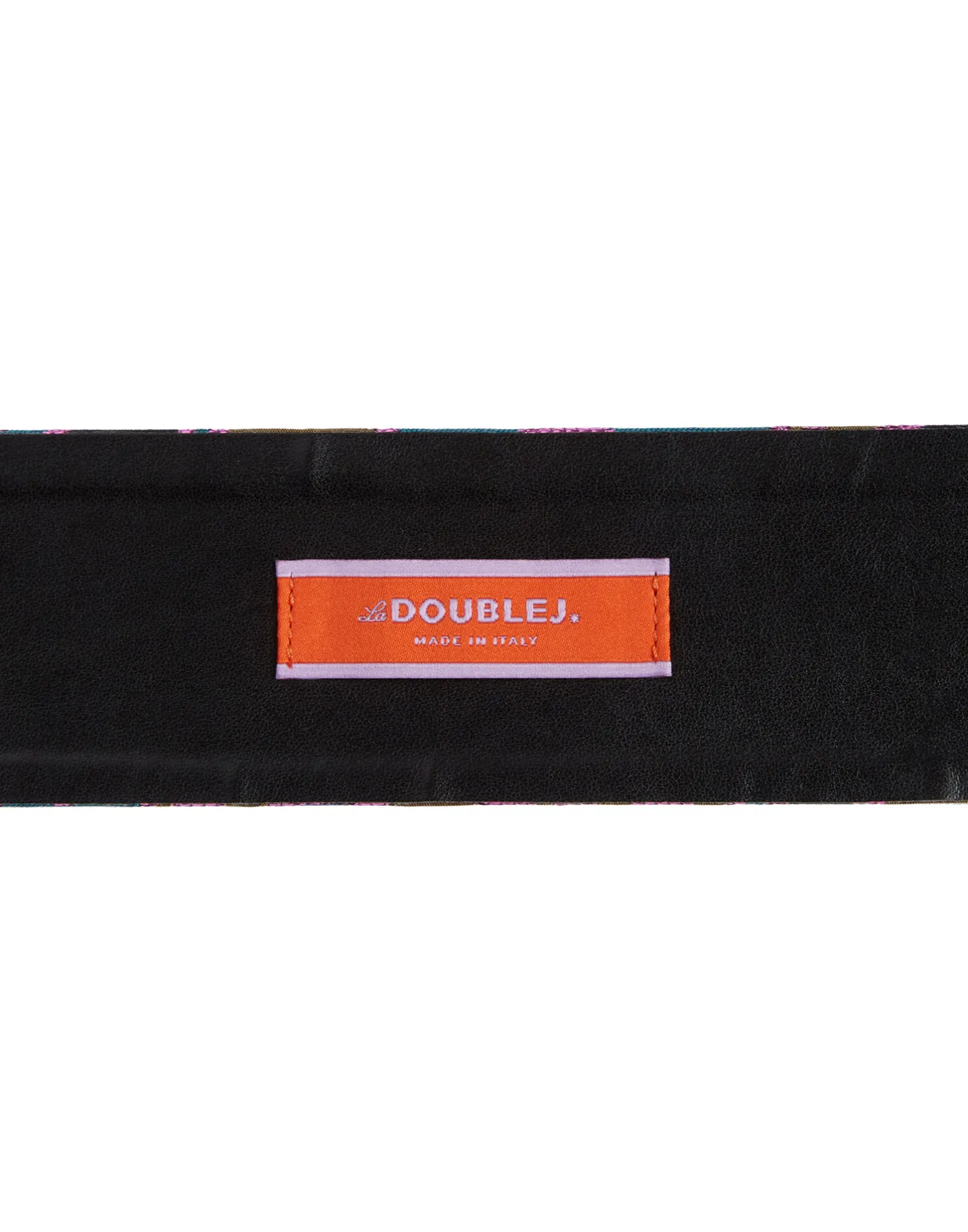 La DoubleJ Piccoli Accessori|Accessories<Medium BeltSpritz Blue Petrol in Jacquard