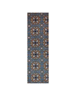 La DoubleJ Runner E Tovagliette|Tessili<Medium RunnerConfetti Blu in Linen