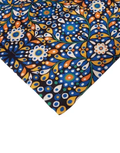 La DoubleJ Runner E Tovagliette|Tessili<Medium RunnerConfetti Blu in Linen