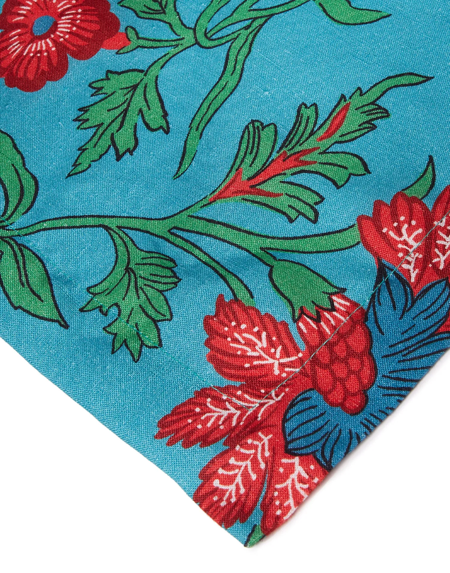 La DoubleJ Runner E Tovagliette|Tessili<Medium RunnerDragonflower Turchese in Linen