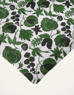 La DoubleJ Runner E Tovagliette|Tessili<Medium RunnerWildbird Verde Small in Linen
