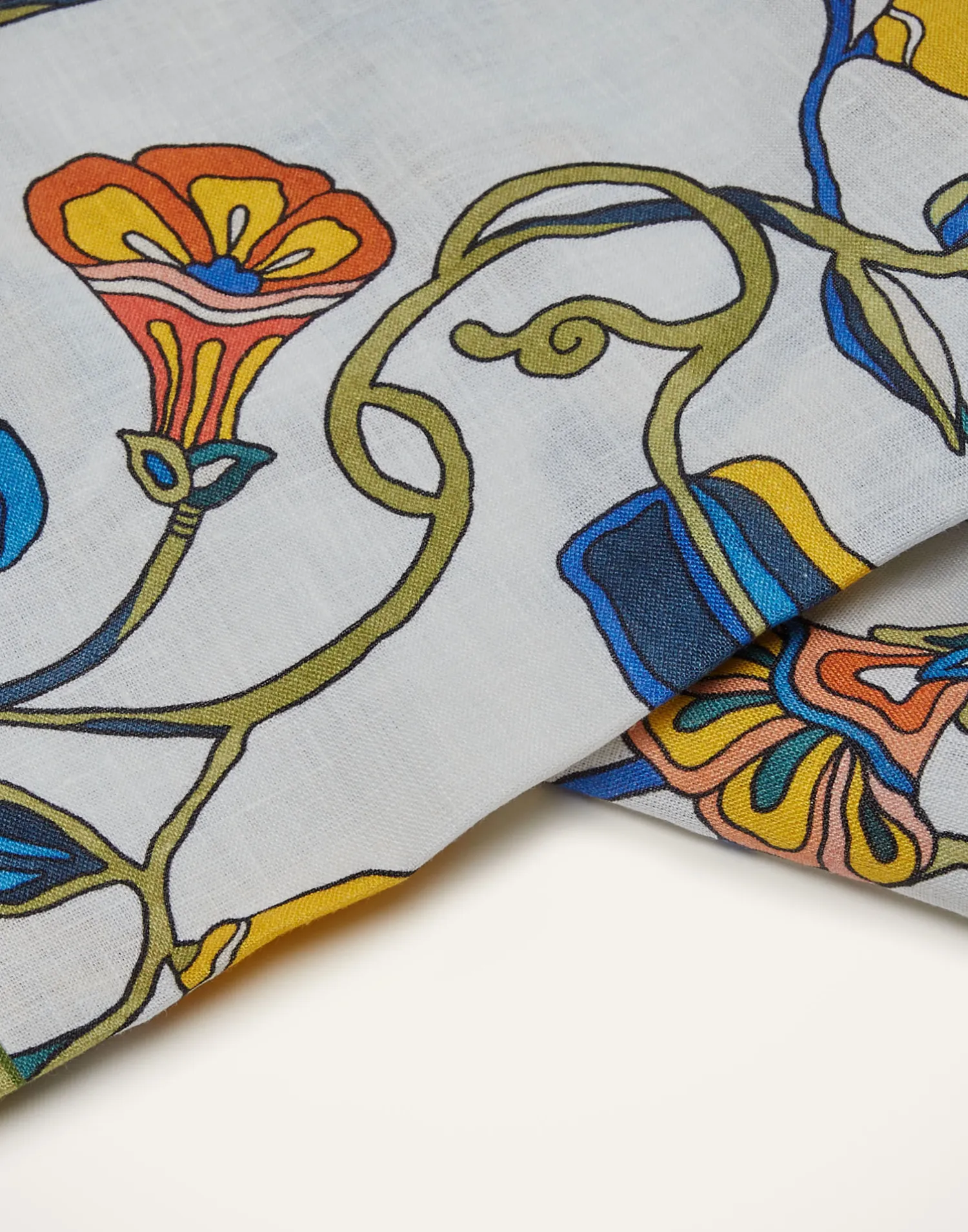La DoubleJ Tovaglie|Tessili<Medium TableclothBorboni White in Linen