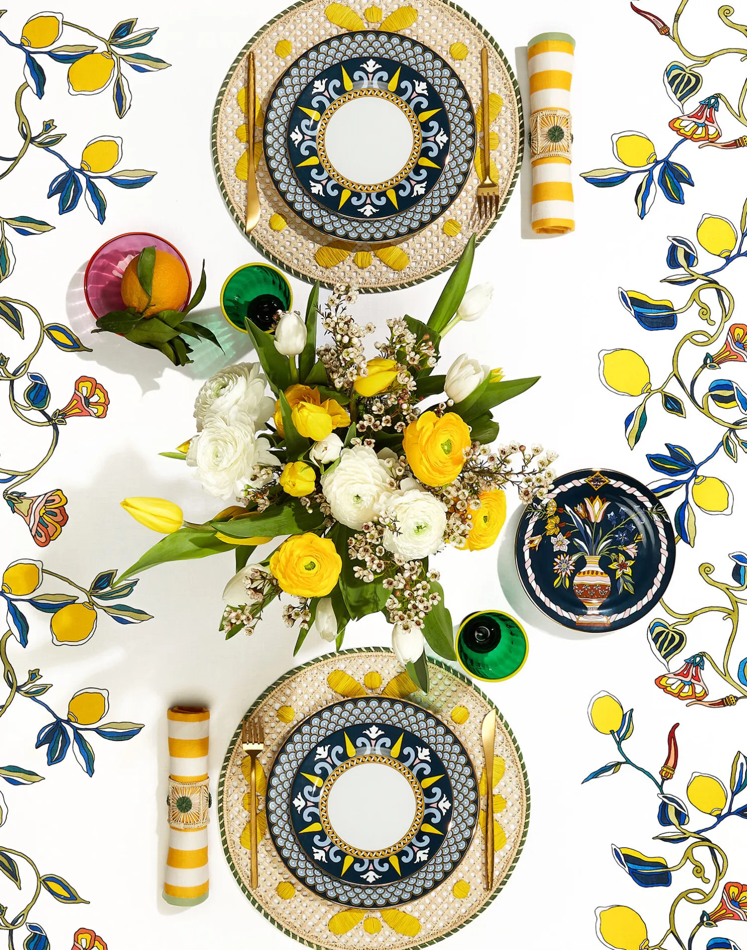 La DoubleJ Tovaglie|Tessili<Medium TableclothBorboni White in Linen