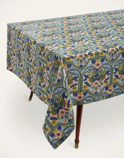 La DoubleJ Tovaglie|Tessili<Medium TableclothCorte Blu in Linen