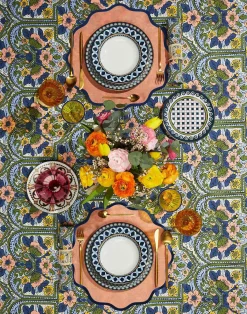 La DoubleJ Tovaglie|Tessili<Medium TableclothCorte Blu in Linen