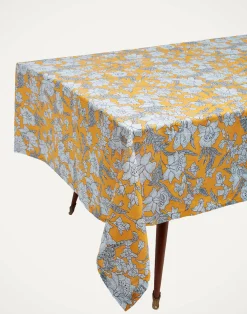 La DoubleJ Tovaglie|Tessili<Medium TableclothLilium Zafferano in Linen