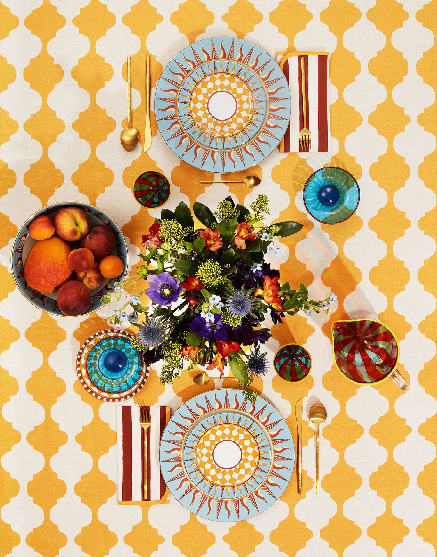 La DoubleJ Tovaglie|Tessili<Medium TableclothPlaza Yellow in Linen