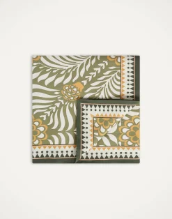 La DoubleJ Tovaglie|Tessili<Medium TableclothTudorLight Green in Linen